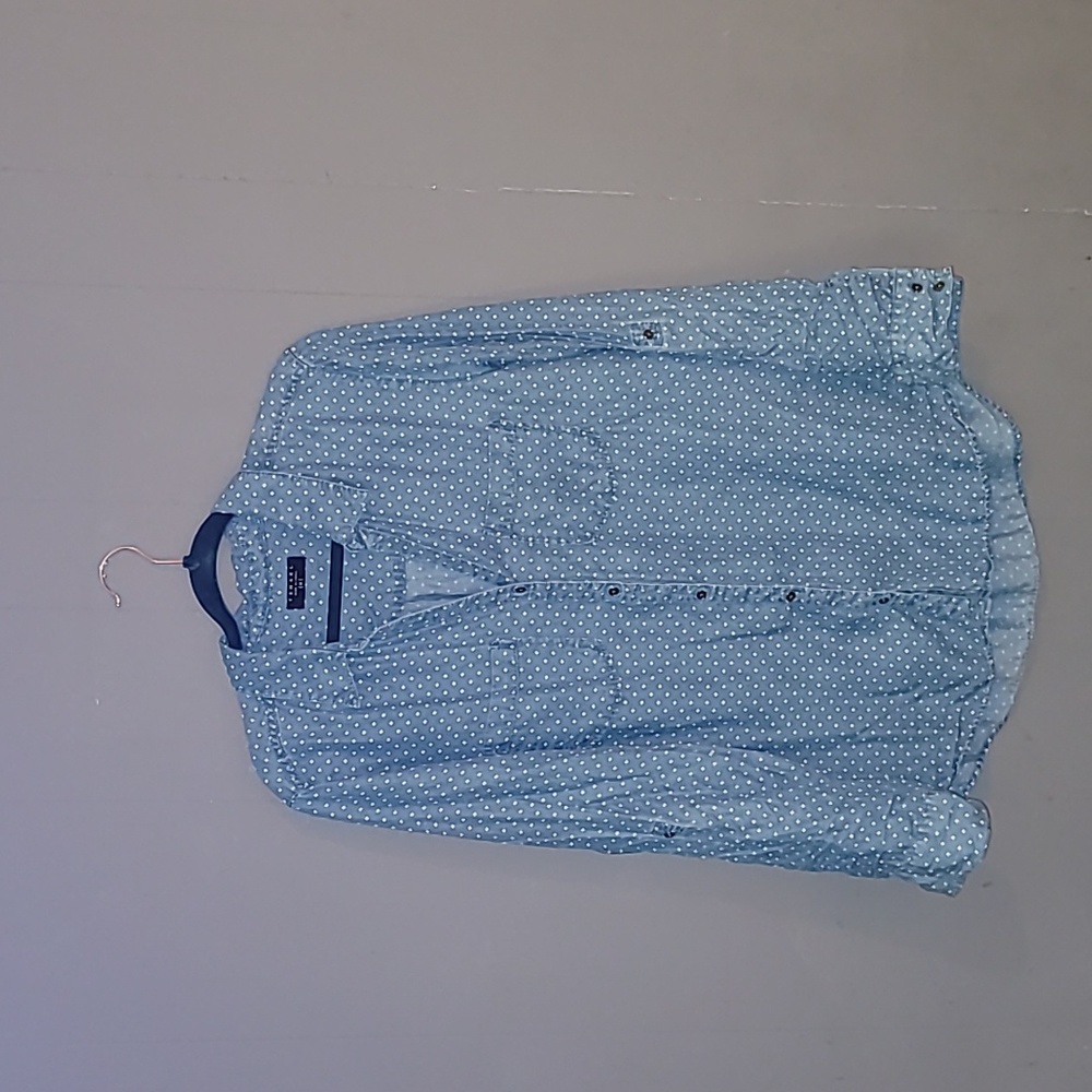Tinsel brand Polka dot  button up top